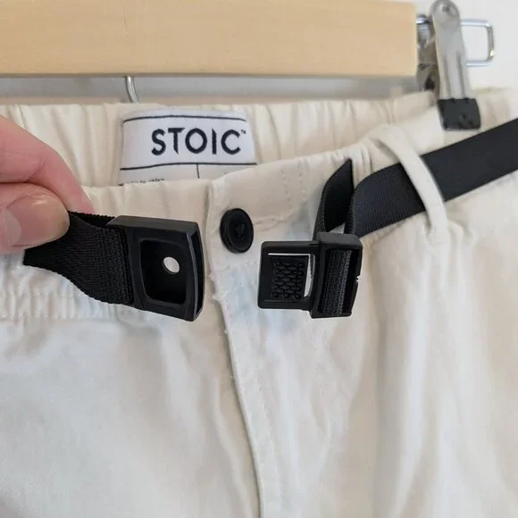 Stoic Venture Pant White Egret Belted - Picture 8 of 12
